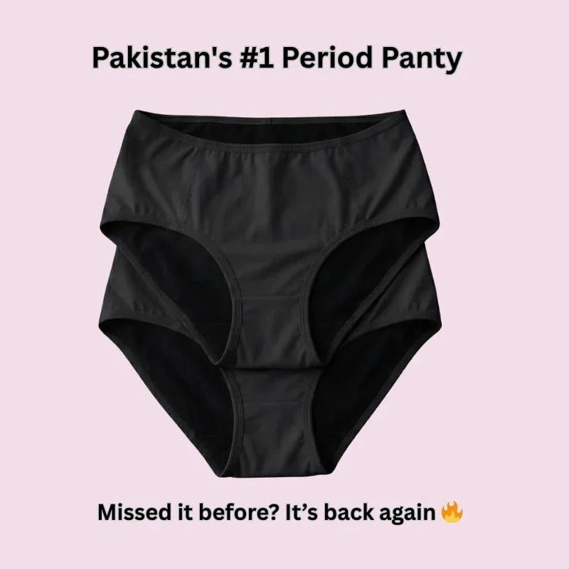 4 Layered Leak Proof Period Panty for Heavy Flow